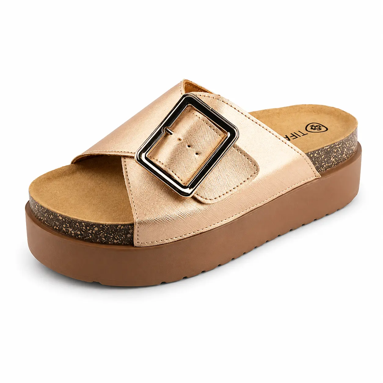 Sandale Compense pour femme 908 bronze .........